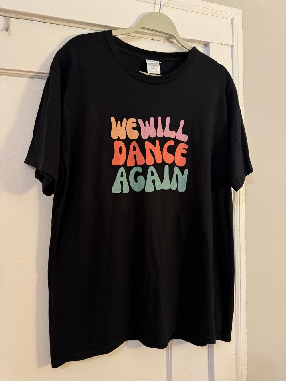 "We Will Dance Again" Black Graphic Tee